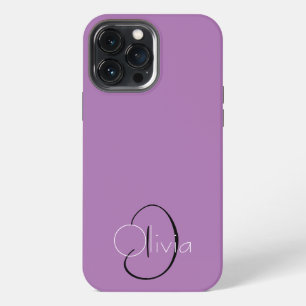 Eenvoudige aangepaste initialen Case-Mate iPhone h 13 Pro Max Hoesje