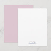 Eenvoudige, aangepaste Kaart voor geblazen briefpa Notitiekaartje (Voorkant / Achterkant)