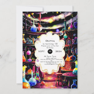 Eenvoudige aangepaste Kinder wetenschapper Verjaar Kaart