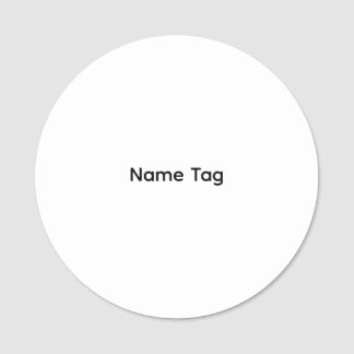 Eenvoudige Aangepaste | Klassieke Naambadge Naamplaatje