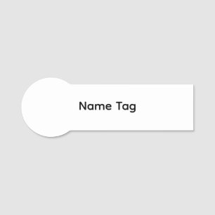 Eenvoudige Aangepaste Klassieke Naambadge Naamplaatje
