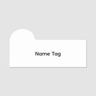 Eenvoudige Aangepaste | Klassieke Naamlabel Naamplaatje