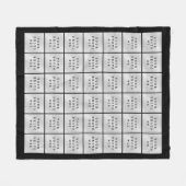 Eenvoudige aangepaste kleur voor 42-fotocollage fleece deken (Voorkant (Horizontaal))