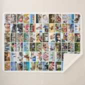 Eenvoudige aangepaste kleur voor 72 rechthoekige f sherpa deken (Voorkant (horizontaal))