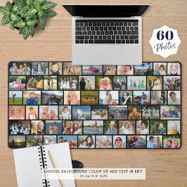 Eenvoudige aangepaste kleur voor fotocollage van 6 bureaumat