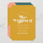 Eenvoudige aangepaste kleuren Modern Retro Boorcod Kaart (Voorkant / Achterkant)