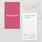 Eenvoudige aangepaste kleuren voor standaard vormi visitekaartje (Voorkant / Achterkant)