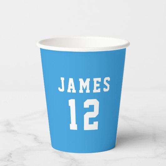 Eenvoudige aangepaste kleurvariatie papieren beker (Achterkant)