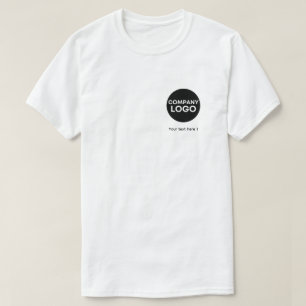 Eenvoudige aangepaste Logo en Tekst Promotionele Z T-shirt