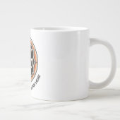 Eenvoudige Aangepaste Logo en Tekst Zakelijk Grote Koffiekop (Rechts)
