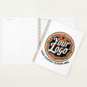 Eenvoudige Aangepaste Logo en Tekst Zakelijk Planner (Display)