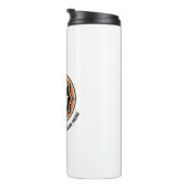 Eenvoudige Aangepaste Logo en Tekst Zakelijk Thermosbeker (Geroteerd rechts)