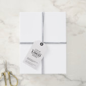 Eenvoudige aangepaste logo kleding hangprijslabel cadeaulabel (Met Touw)