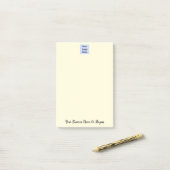 Eenvoudige Aangepaste Logo Kleine bedrijven Lichtg Post-it® Notes (Op bureau)