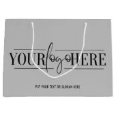 Eenvoudige aangepaste Logo met QR-code (Business G Groot Cadeauzakje (Voorkant)