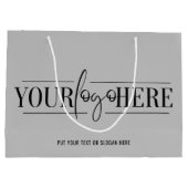 Eenvoudige aangepaste Logo met QR-code (Business G Groot Cadeauzakje (Achterkant)