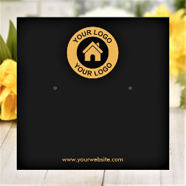 Eenvoudige, aangepaste Logo waarmee juwelen kunnen Vierkante Visitekaartje