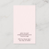 Eenvoudige, aangepaste Logo waarmee juwelen kunnen Visitekaartje (Achterkant)