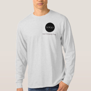 Eenvoudige Aangepaste Logo Zakelijk voor Personeel T-shirt