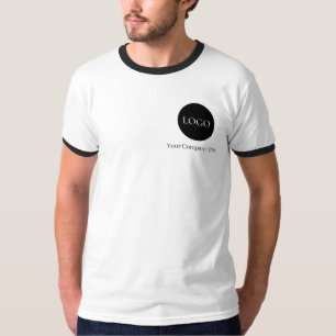 Eenvoudige Aangepaste Logo Zakelijk voor Personeel T-shirt