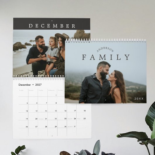 Eenvoudige Aangepaste Minimalistische Moderne Gezi Kalender