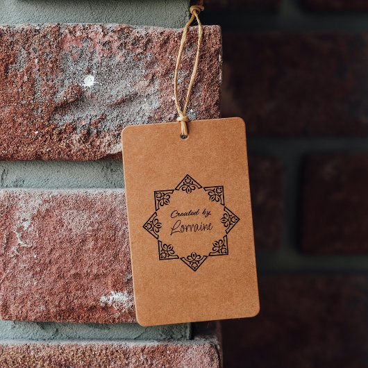 Eenvoudige aangepaste naam Logo Rubberstempel