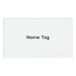 Eenvoudige aangepaste naamtag naambadge