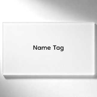 Eenvoudige aangepaste naamtag naambadge