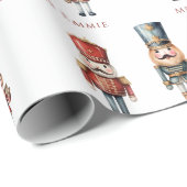 Eenvoudige aangepaste Notenkraker Kerstvakantie Cadeaupapier (Rol Hoek)