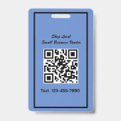 Eenvoudige Aangepaste Ontwerper Leverancier Gebeur Badge (Achterkant)