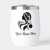 Eenvoudige Aangepaste Personaliseer Logo Waterfles (Voorkant)
