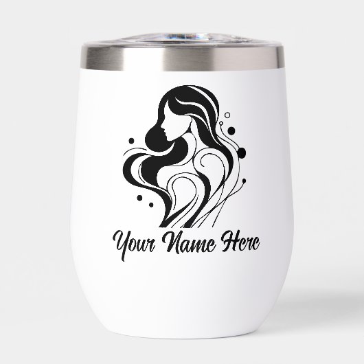 Eenvoudige Aangepaste Personaliseer Logo Waterfles (Voorkant)