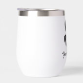 Eenvoudige Aangepaste Personaliseer Logo Waterfles (Rechts)