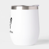 Eenvoudige Aangepaste Personaliseer Logo Waterfles (Links)