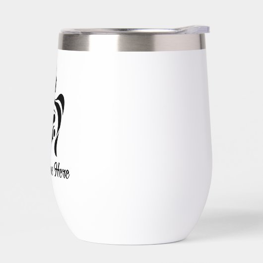 Eenvoudige Aangepaste Personaliseer Logo Waterfles (Links)