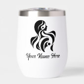 Eenvoudige Aangepaste Personaliseer Logo Waterfles (Voorkant)