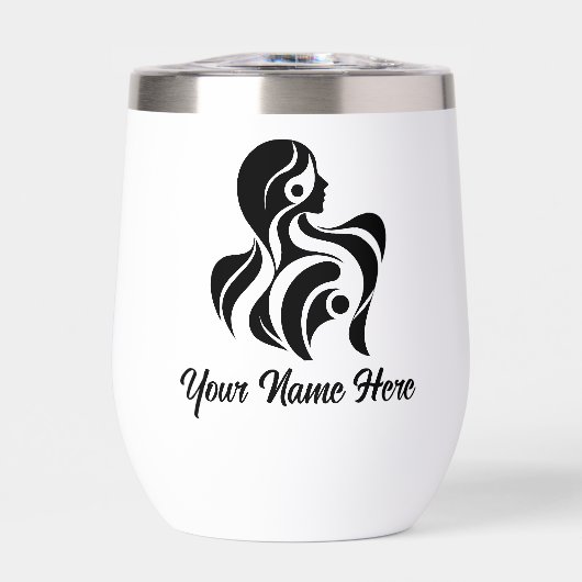Eenvoudige Aangepaste Personaliseer Logo Waterfles (Voorkant)