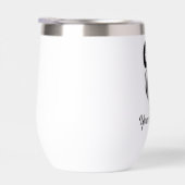 Eenvoudige Aangepaste Personaliseer Logo Waterfles (Rechts)