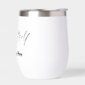 Eenvoudige Aangepaste Personaliseer Logo Waterfles (Links)