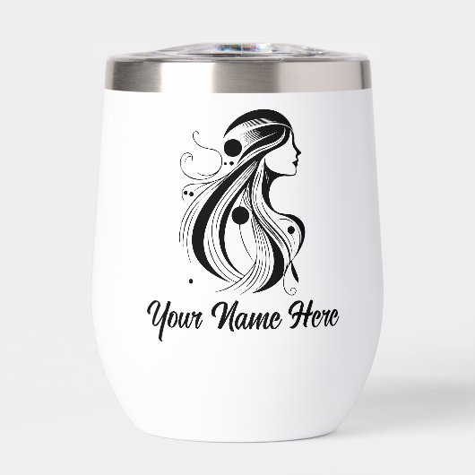 Eenvoudige Aangepaste Personaliseer Logo Waterfles (Voorkant)