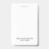 Eenvoudige aangepaste QR-code Business Logo Lanyar Badge (Achterkant)