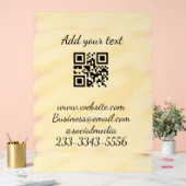eenvoudige aangepaste QR-code jouw naam toevoegen Acryl Bord (Huwelijk)