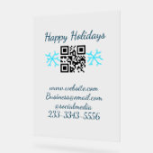 eenvoudige aangepaste QR-code jouw naam toevoegen  Acryl Bord (Hoek)