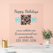 eenvoudige aangepaste QR-code jouw naam toevoegen  Acryl Bord (Huwelijk)