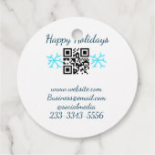 eenvoudige aangepaste QR-code jouw naam toevoegen  Bedankjes Labels (Achterkant)