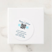 eenvoudige aangepaste QR-code jouw naam toevoegen  Bedankjes Labels (In situ)