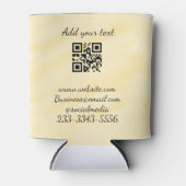 eenvoudige aangepaste QR-code jouw naam toevoegen  Blikjeskoeler (Voorkant)