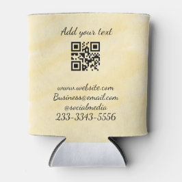 eenvoudige aangepaste QR-code jouw naam toevoegen  Blikjeskoeler