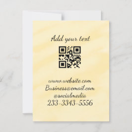 eenvoudige aangepaste QR-code jouw naam toevoegen  Briefkaart