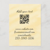 eenvoudige aangepaste QR-code jouw naam toevoegen  Briefkaart (Voorkant)